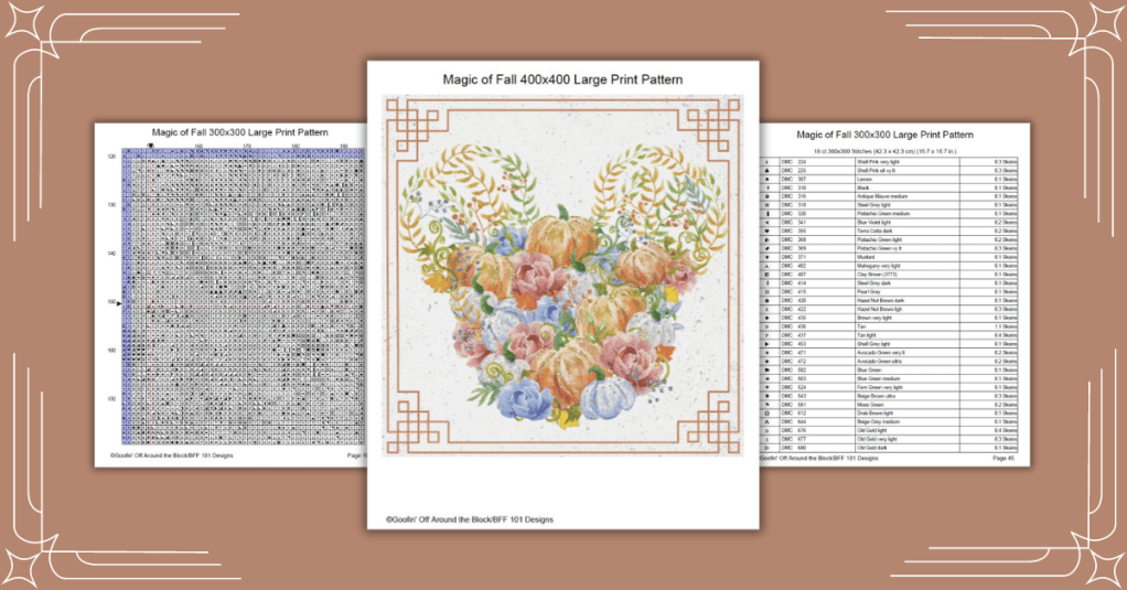 Free Magic of Fall Cross Stitch&nbsp;Pattern